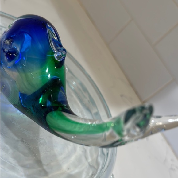 Glass Fish Figurine - Green and Blue - Picture 7 of 15